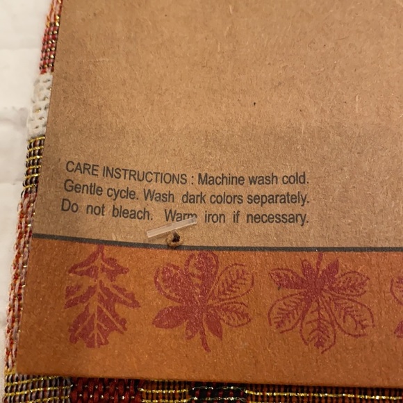 HARVEST Collection NWT Table Runner Place Matts Home Decor Set Fall Holiday NEW - Picture 5 of 13